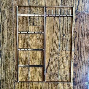 Urban Outfitters Foldable Gold Metal Jewelry Organizer